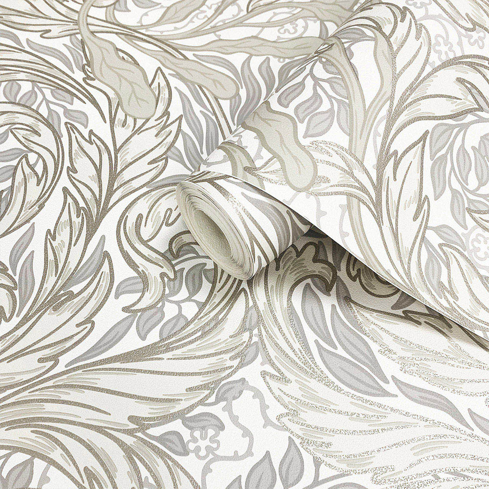 Muriva Vale Leaf Cream Wallpaper Image 2