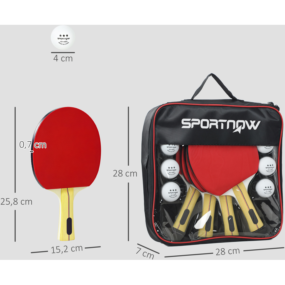 SPORTNOW Portable Table Tennis Set Image 9