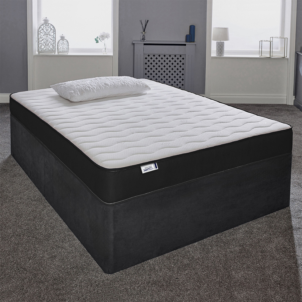 Extreme Comfort Cooltouch Colours European Black Double Memory Foam and Spring Mattress Image 2
