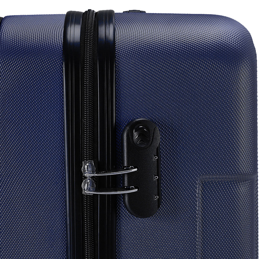 H&O Direct Small Blue ABS Hardshell Suitcase Image 4