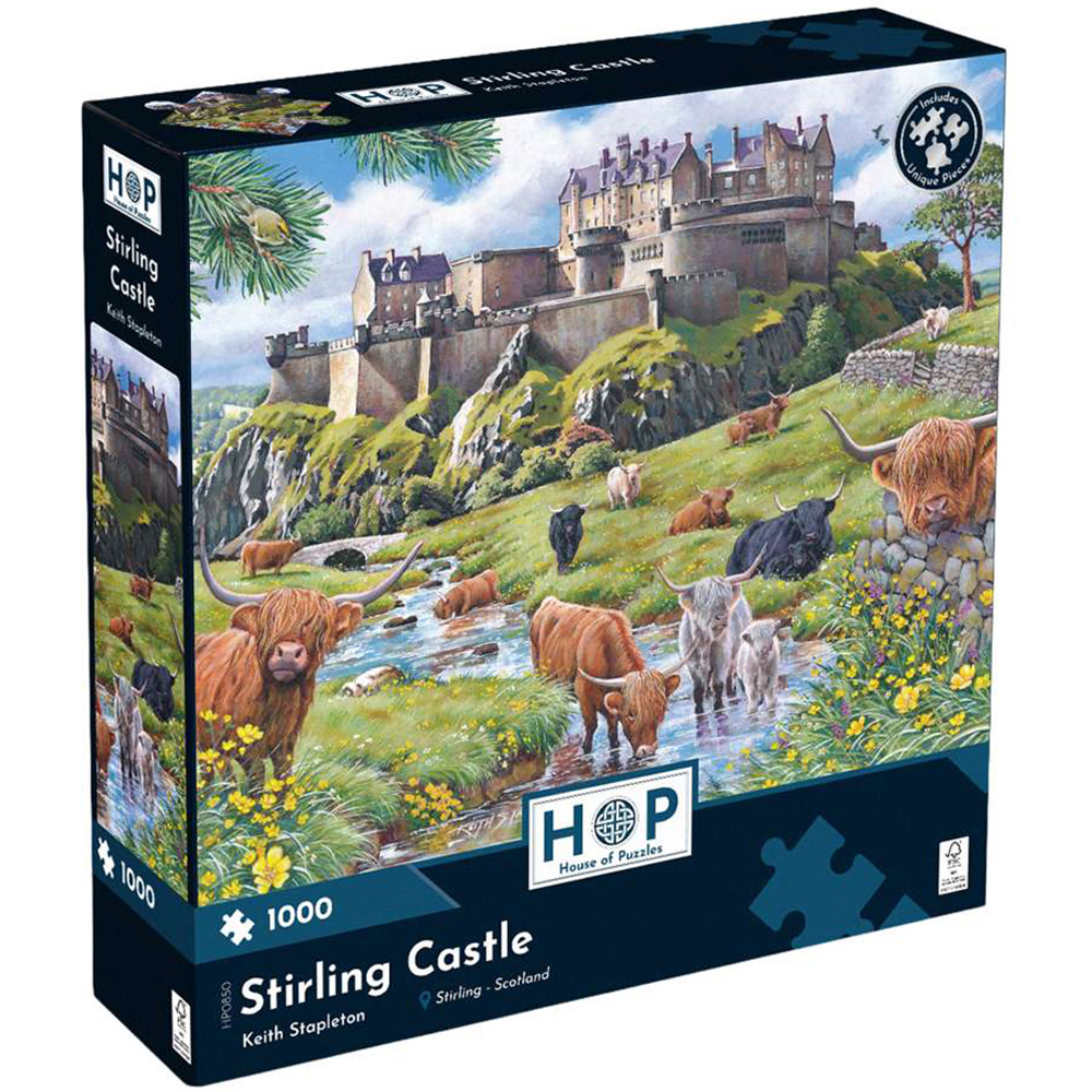 The House of Puzzles Stirling Castle 1000 Piece Jigsaw Puzzle Image 2