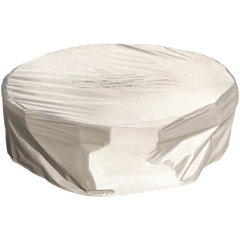 Teamson Home Round Stone Look Propane Gas Outdoor Fire Pit Image 4