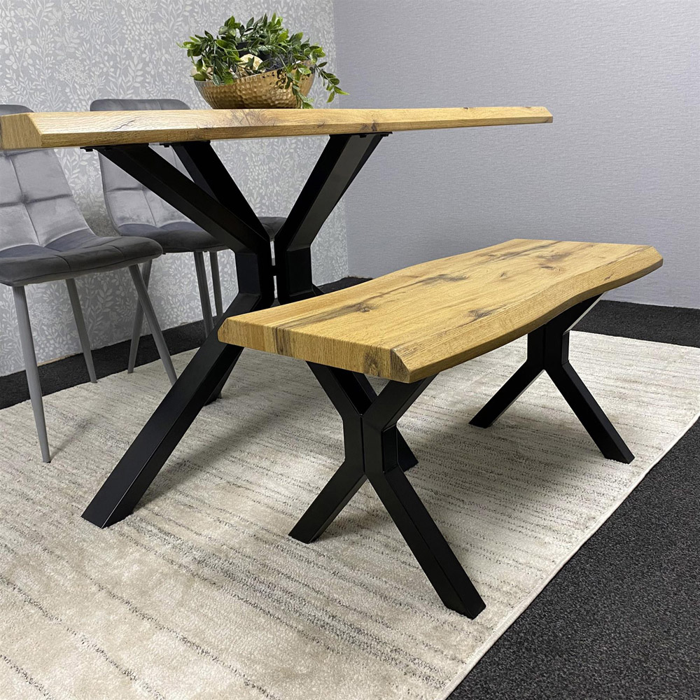 Kosy Koala 4 Seater Wooden Dining Set Grey Image 5