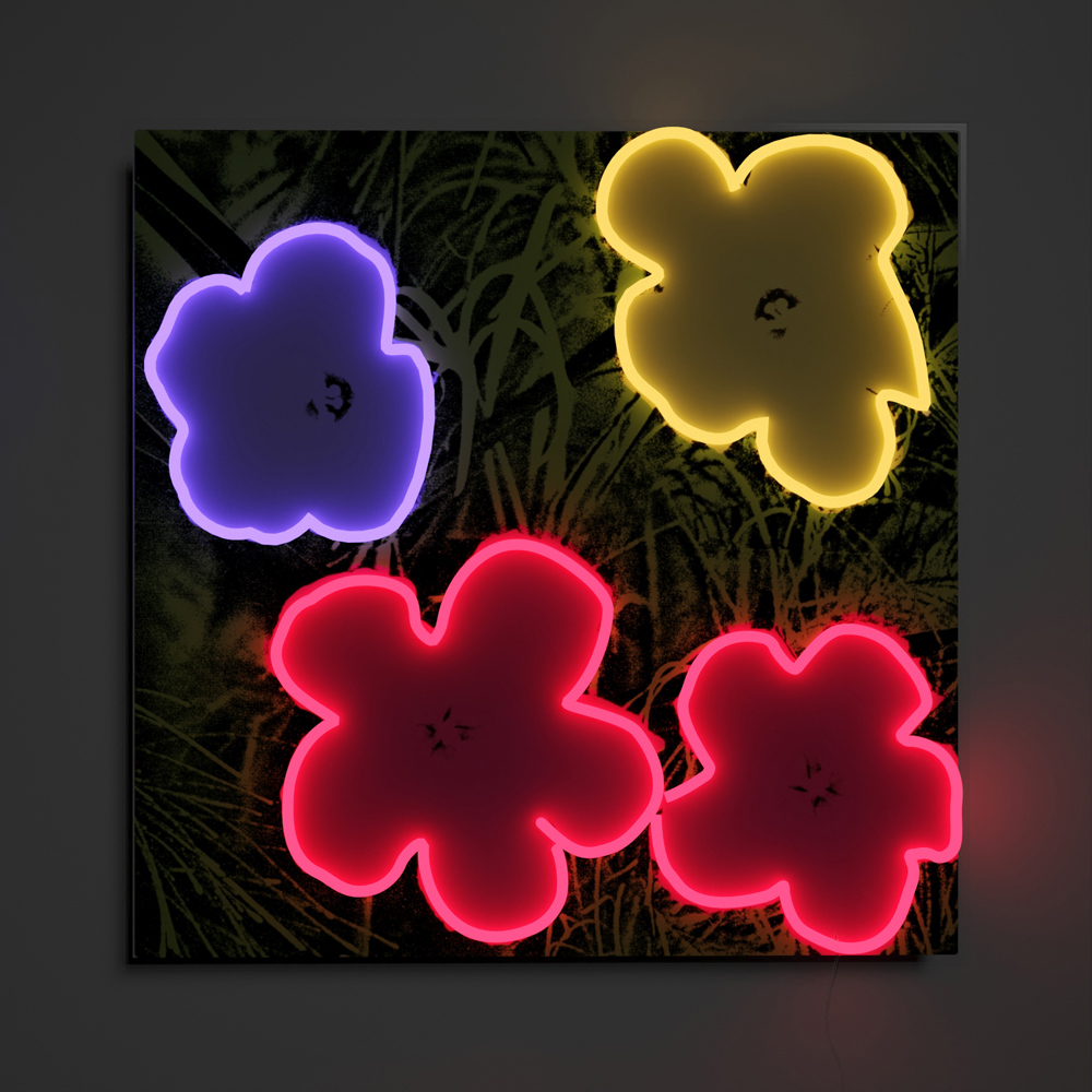 Yellowpop Andy Warhol Flowers LED Neon Sign Image 4