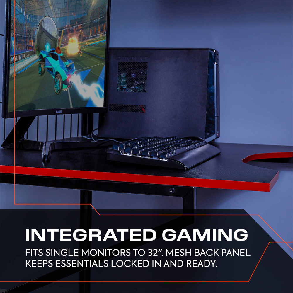 X Rocker Icarus XL Black Gaming High Sleeper with Desk Image 5