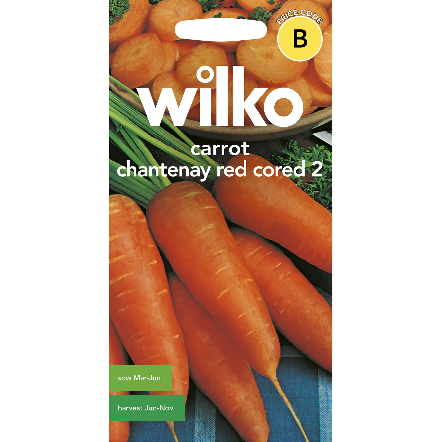 Wilko Chantenay Red Core Carrot Seeds Image 1