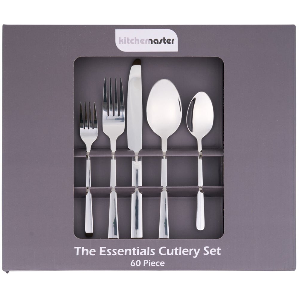 The Essentials 60 Piece Set Silver Image 1