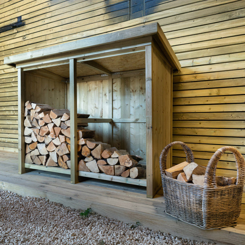 The Garden Village Billington 5 x 3ft Small Log Shed Image 7