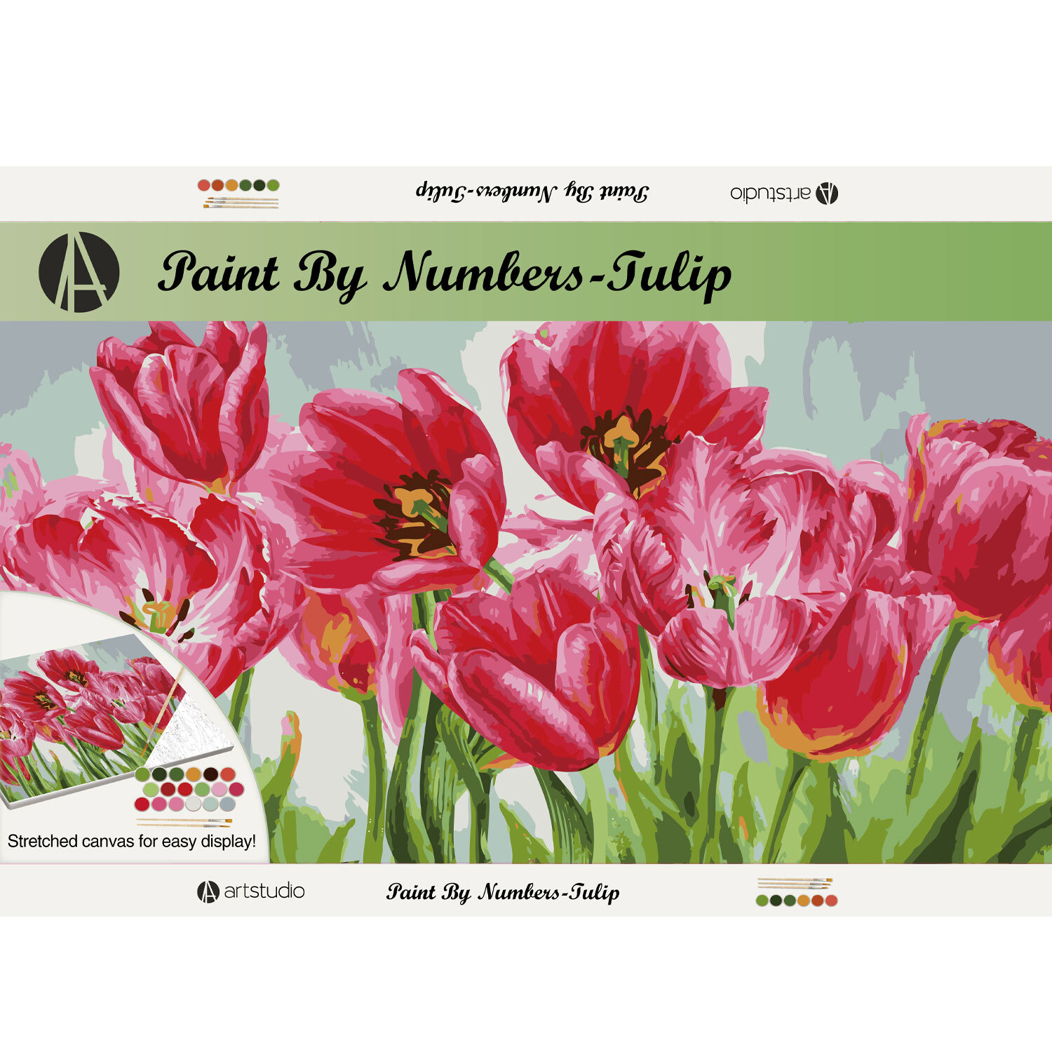 Tulip Paint By Numbers - Multicolour Image 1