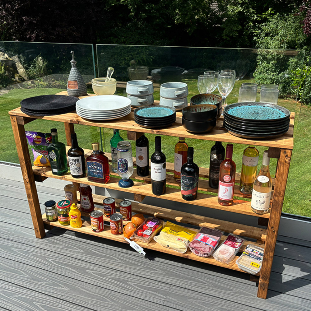 Charles Taylor Bramshall 3 Shelf Extra Large Storage Table Image 6