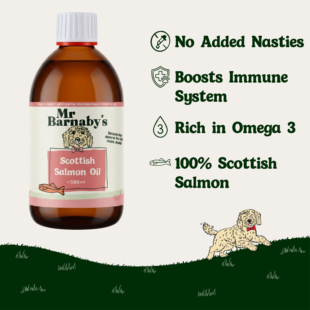 Mr Barnaby's Scottish Salmon Oil for Dogs 500ml Image 4