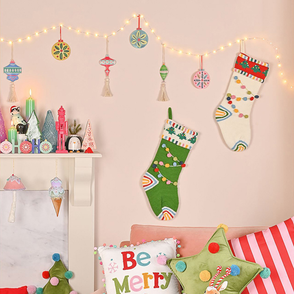 The Christmas Gift Co Hanging Metal Decorations 4 Pack Image 2