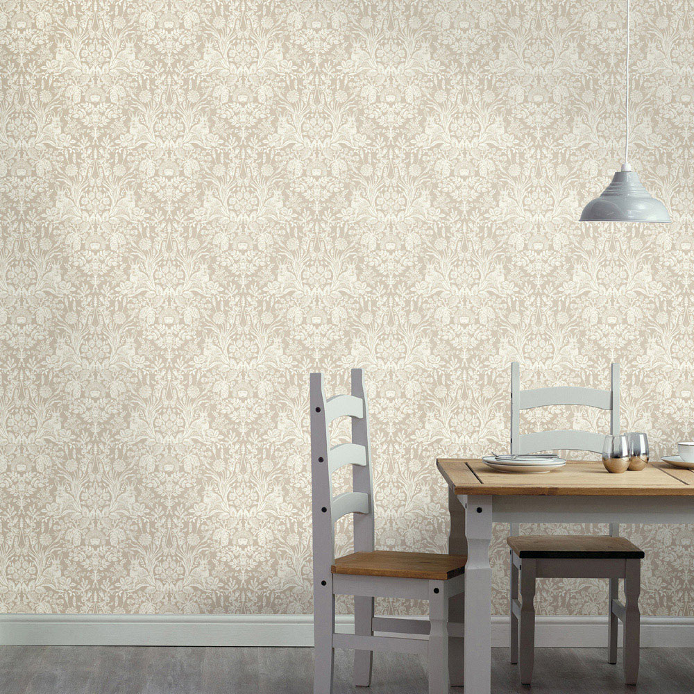 Holden Harlen Beige Wallpaper Image 3