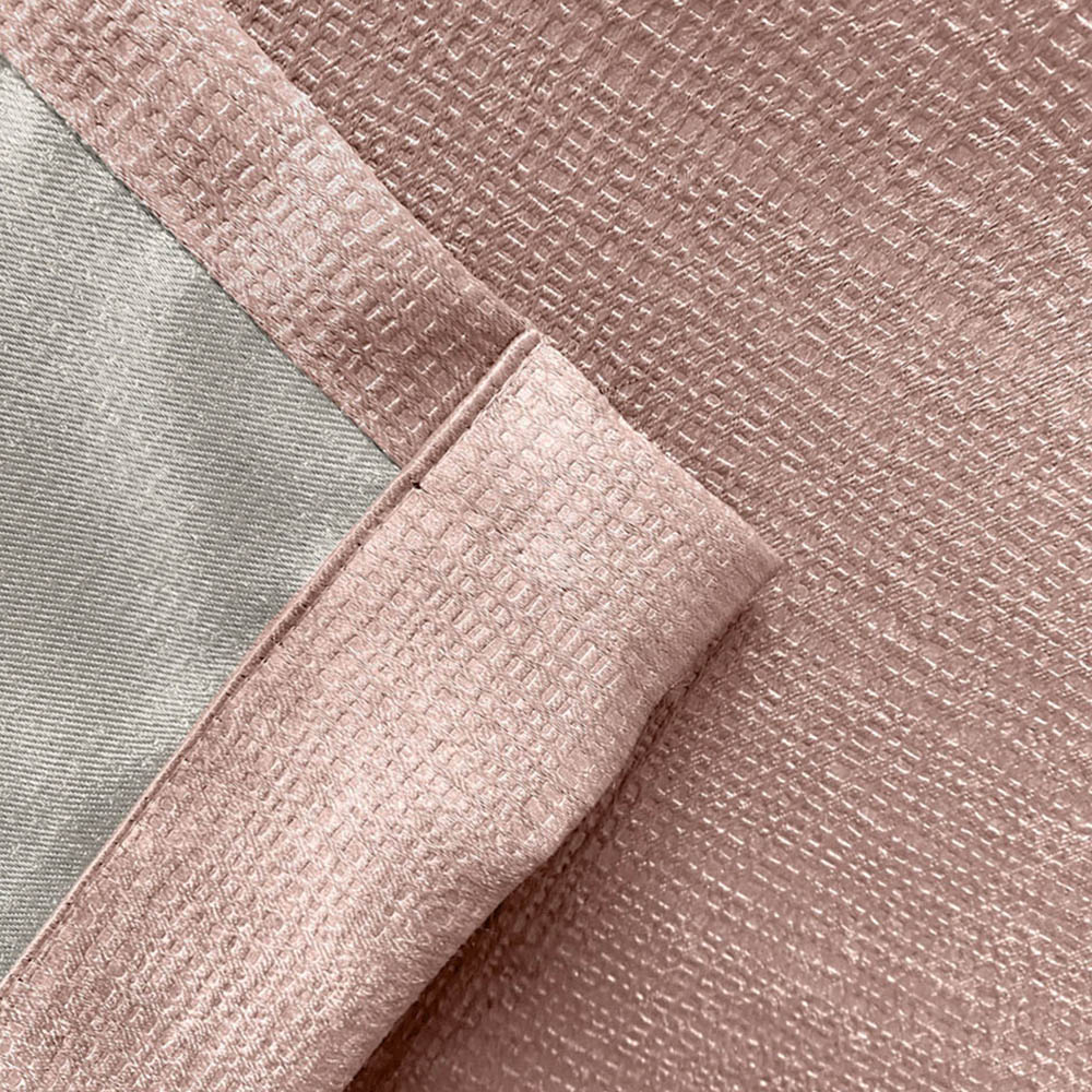 Enhanced Living Matrix Latte Thermal Pencil Pleat Readymade Curtains 117 x 137cm Image 4