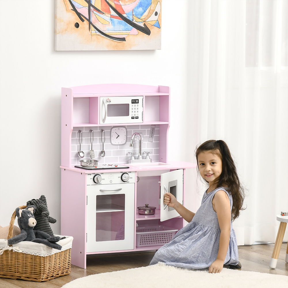 Tommy Toys Kids Kitchen Play Set with Microwave and Sink Image 2