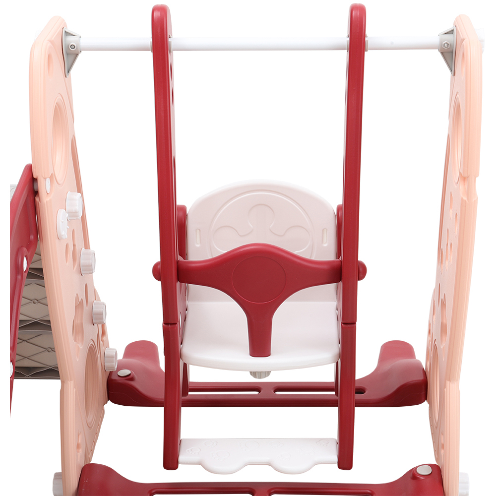 Living and Home Kids 4 in 1 Swing and Slide Set with Basketball Hoop Image 5