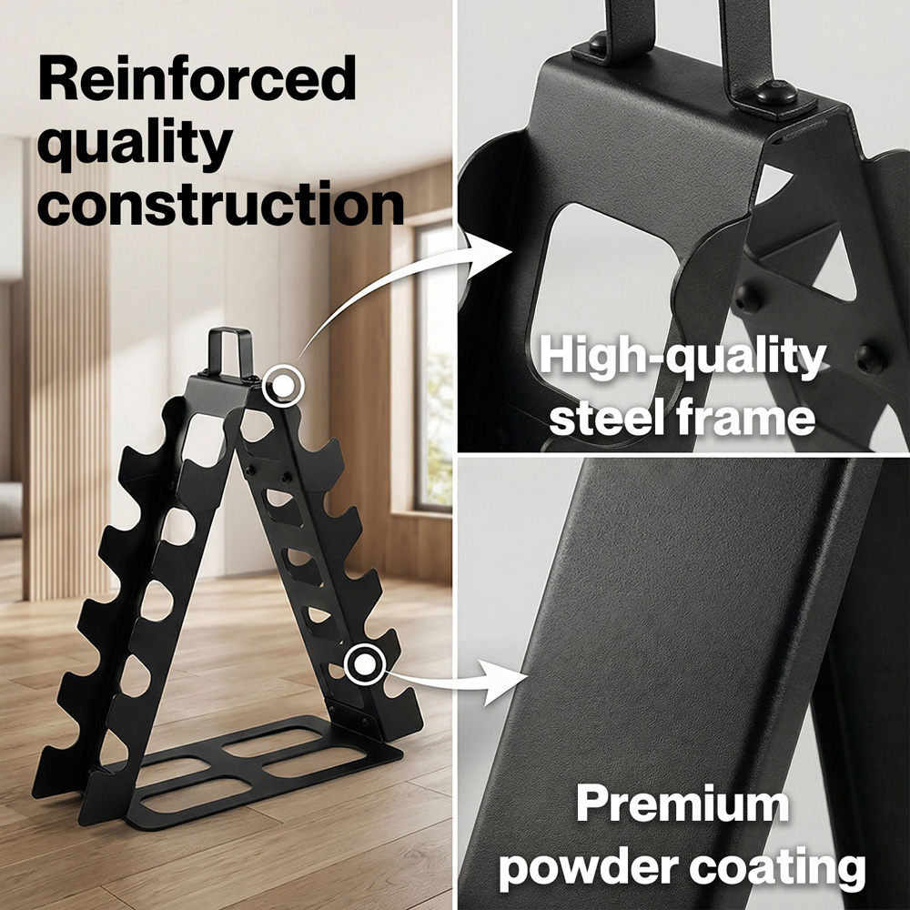 Spector Centra Steel A-Frame Dumbbell Rack Image 6