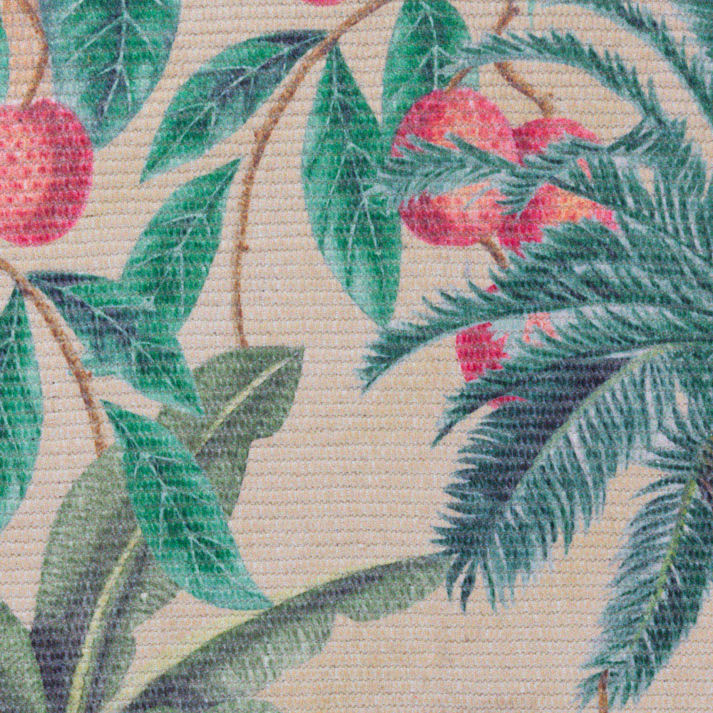 Furn Monkey Palm Cream Monkey Pattern Rug 120 x 170cm Image 2