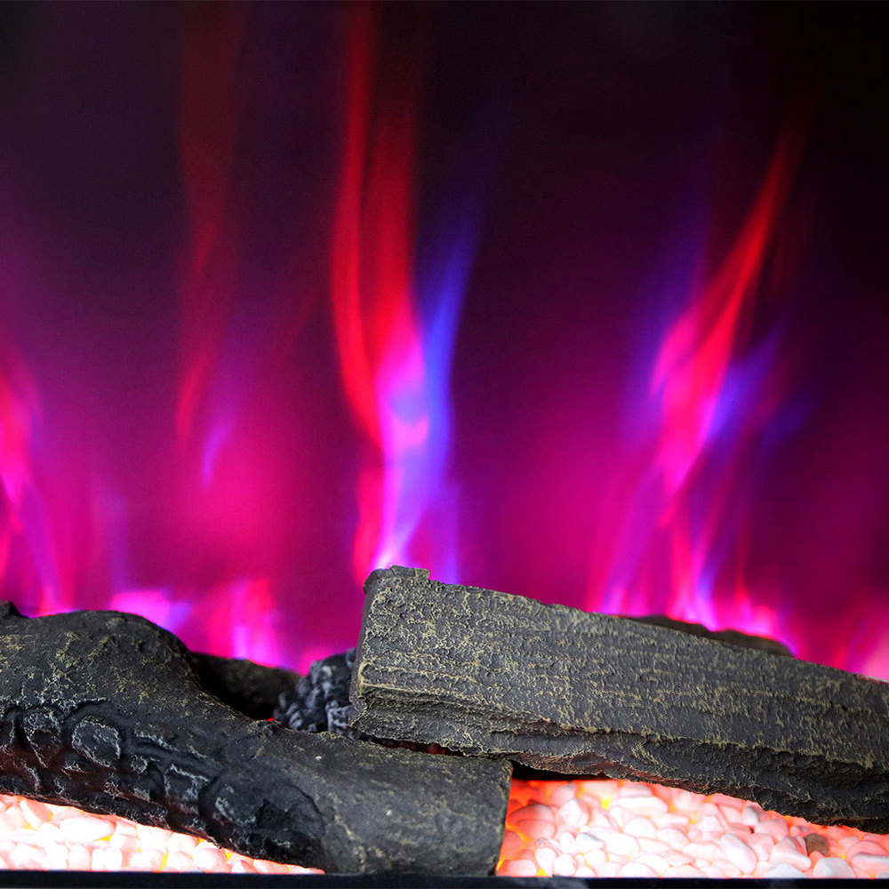 Living and Home Freestanding Electric Fireplace with Remote Image 6
