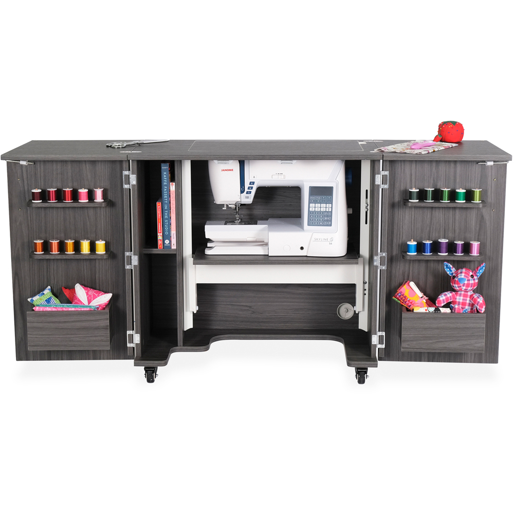 Arrow Cabinets Bandicoot K8207 Grey Fold-Away Sewing Cabinet Image 5