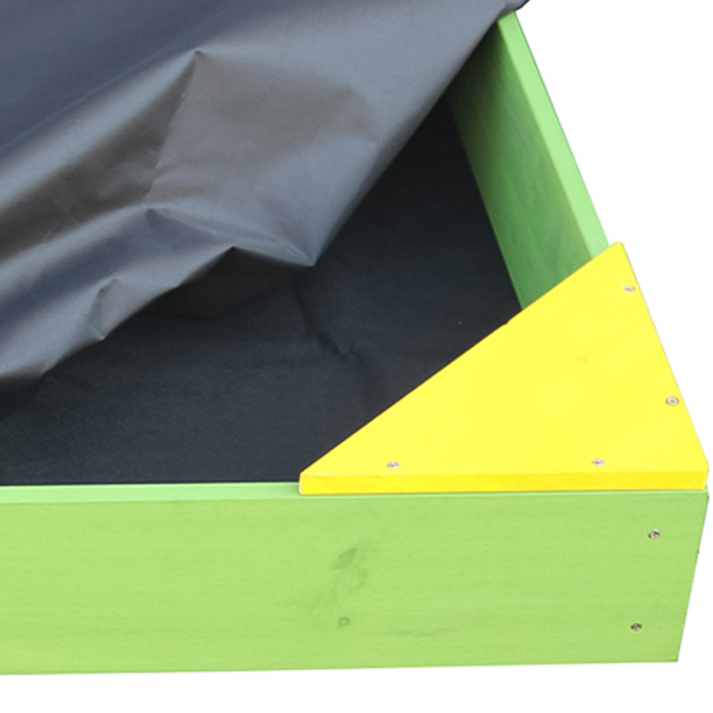Liberty House Toys Kids Basic Sandpit with Cover Image 5