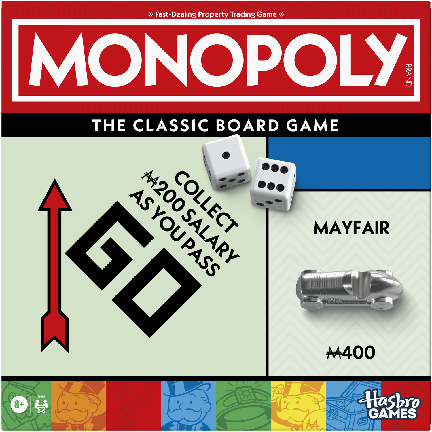 Monopoly Classic Board Game White Image 3