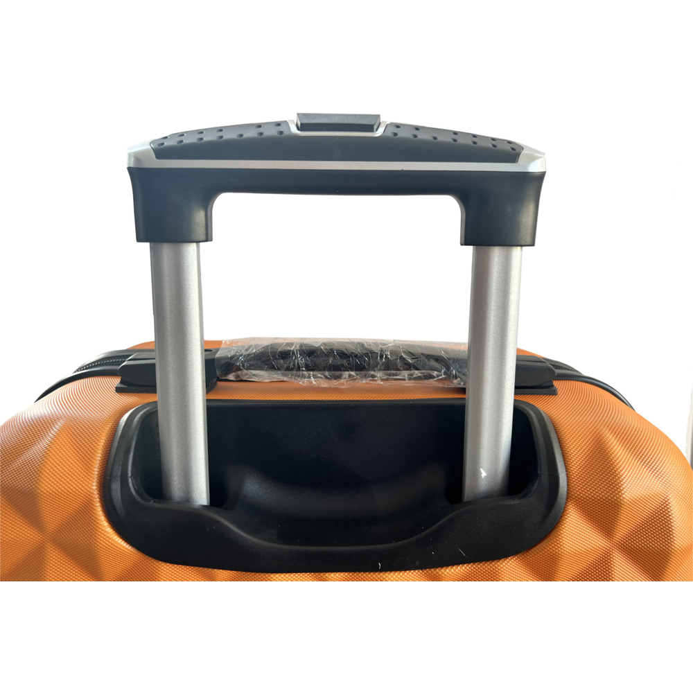 Groundlevel 4 Wheel Diamond Set of 3 Orange Luggage Suitcase Image 7