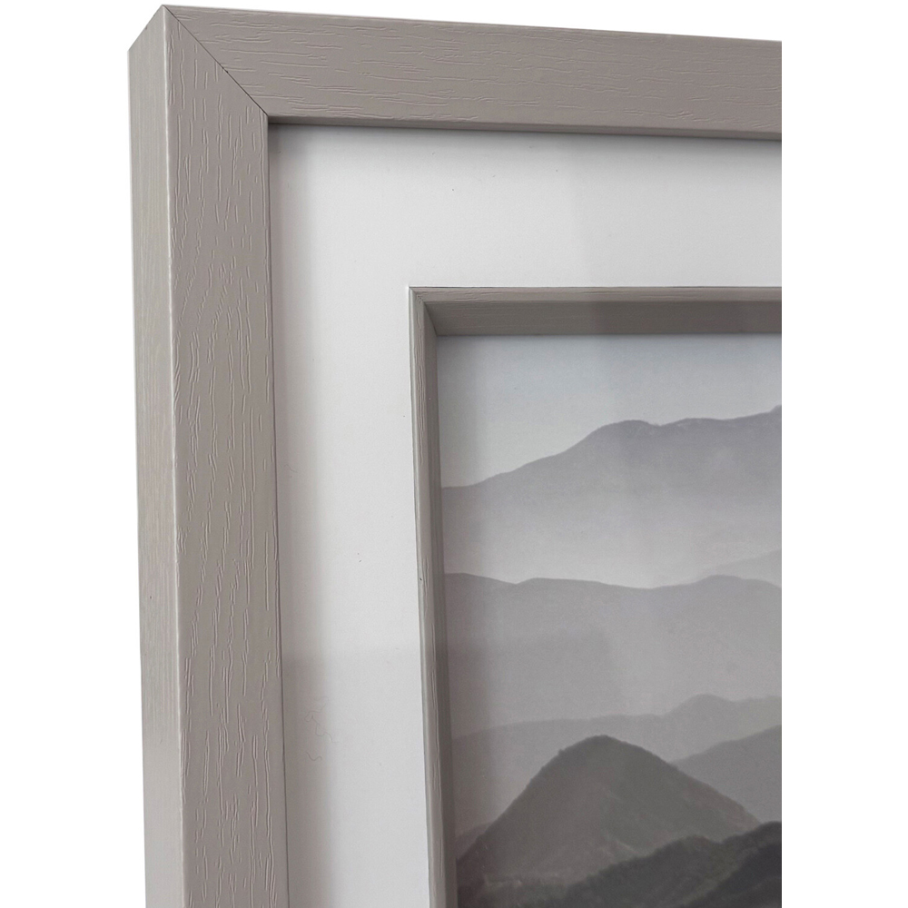 Evie Mounted Inlay Photo Frame Grey 7 x 5 inch Image 3
