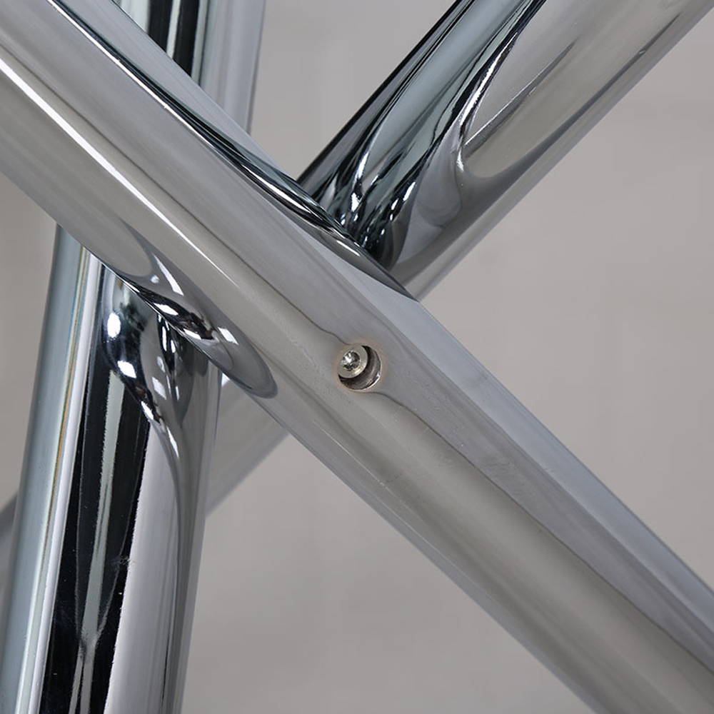 Living and Home Tempered Glass Round Coffee Table Image 3