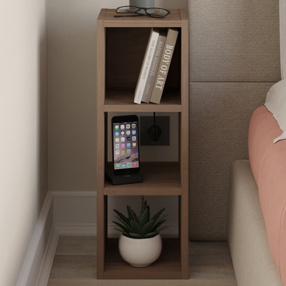 Decortie Combayn 3 Shelf Hitit Low Bookcase Image 1