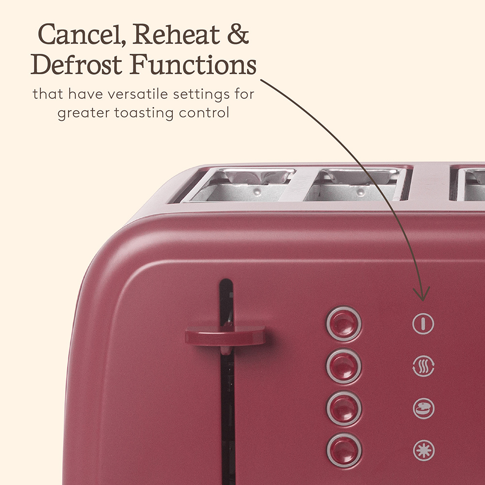 Haden Banbury 214768 Berry 4 Slice Toaster Image 5