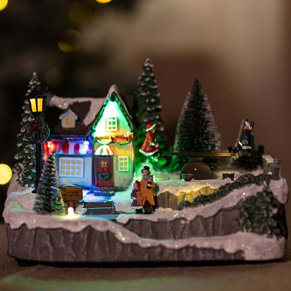 Marco Paul LED Musical Christmas Village Image 3