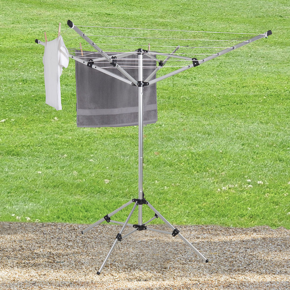 20m 4 Arm Portable Rotary Airer Image 3