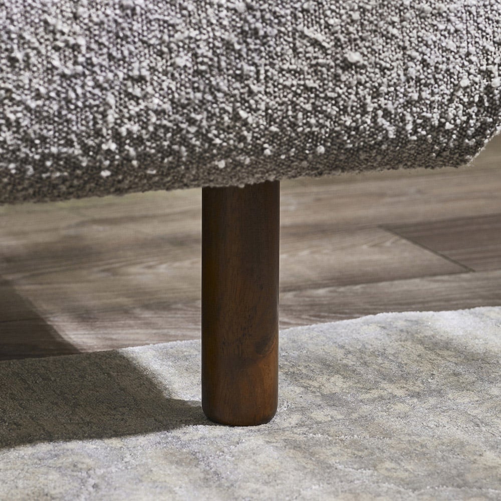 Julian Bowen Hannah Grey Boucle King Bed Image 6