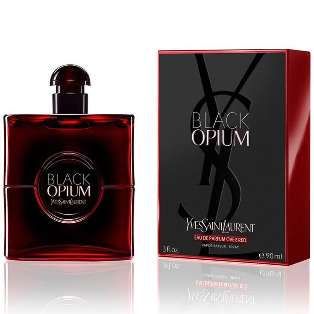 YSL Yves Saint Laurent Black Opium Over Red Women Eau De Parfum Spray 90ml Image 2