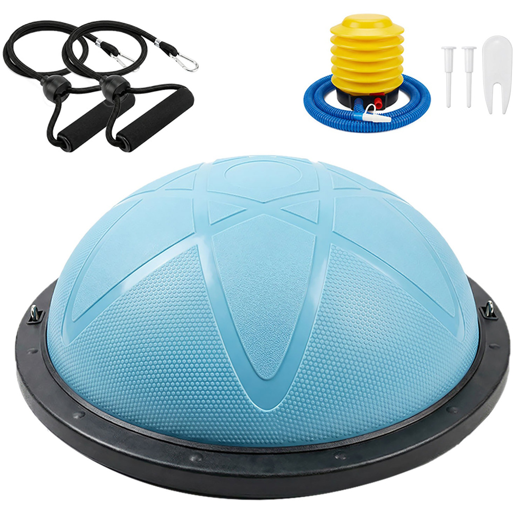 Traderight Centra Anti-Burst Balance Trainer Ball with Resistance Bands Image 3