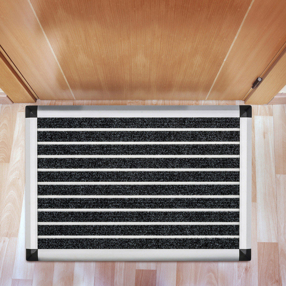 Doortex Alumat Grey Indoor Entrance Mat 40 x 60cm Image 2