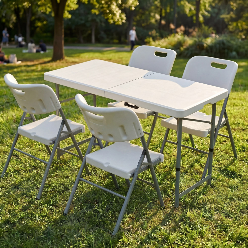 HOME VIDA Set of 2 Folding Garden Chair Image 4