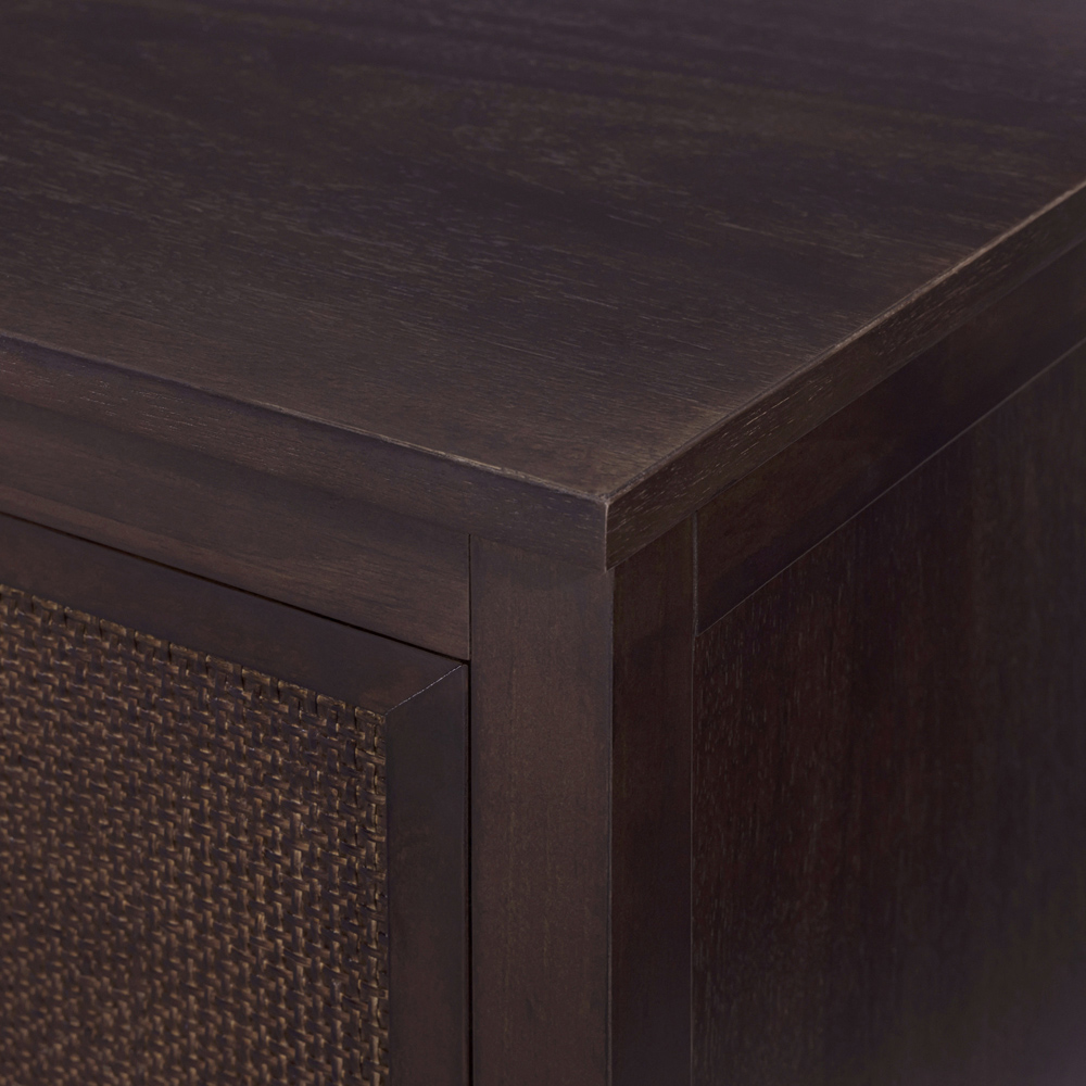 Teamson Home Hatteras 2 Door 3 Drawer Espresso Sideboard Image 5