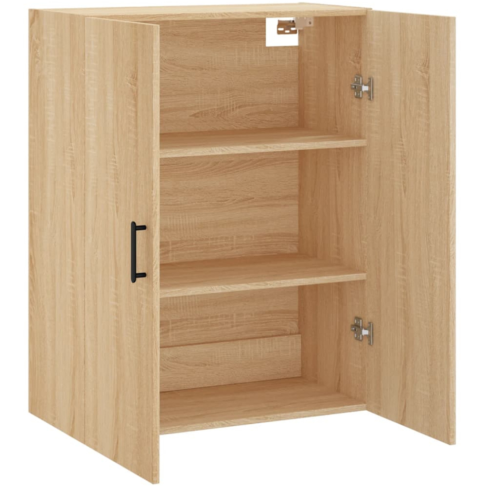 vidaXL 2 Door Brown Sonoma Oak Wall Mounted Cabinet Image 4
