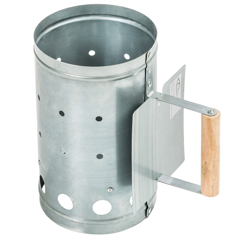 tectake Silver BBQ Firestarter with Heat Shield Image 2