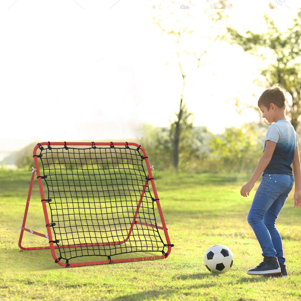 HOMCOM Red and Black Rebounder Net 96 x 96 x 80cm Image 2