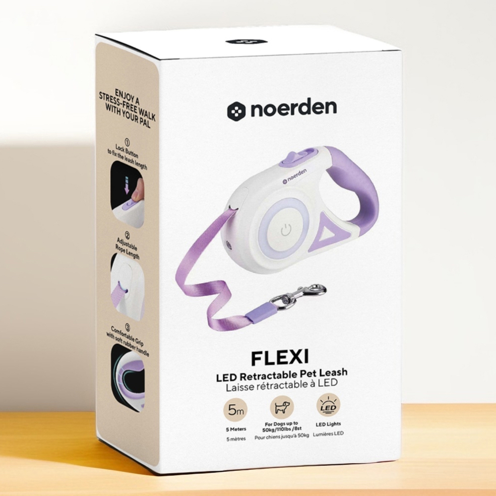 noerden Flexi LED Retractable Pet Leash Image 3