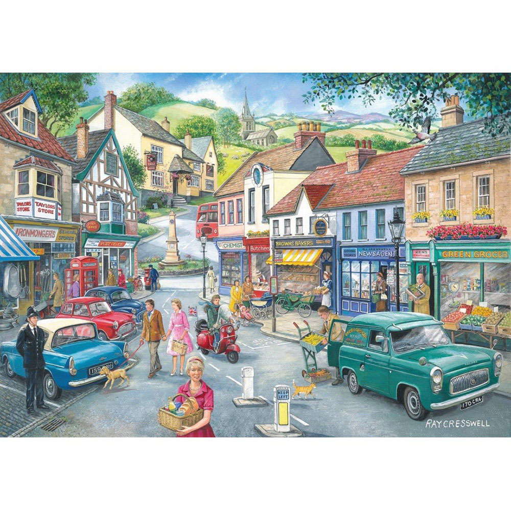 The House of Puzzles No. 23 At The Shops 1000 Piece Jigsaw Puzzle Image