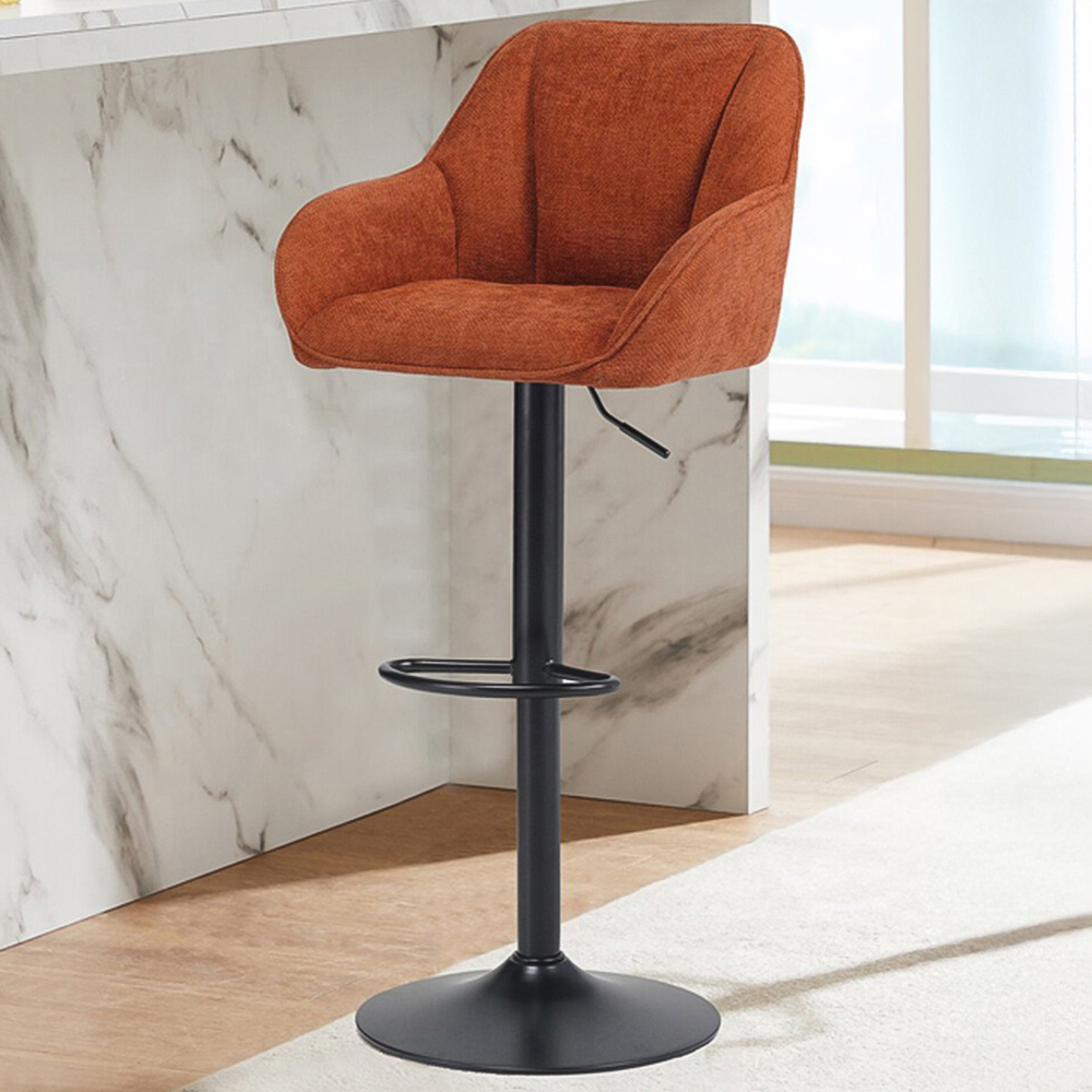Burnt Orange Bar Stool Image 1