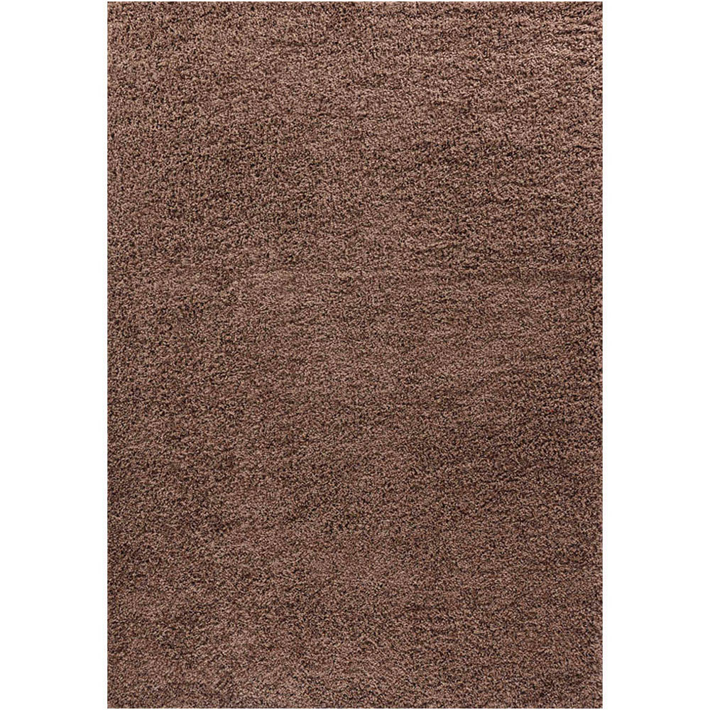 Desire Rugs Oxford Dark Beige Plain Shaggy Rug 120 x 170cm Image 1