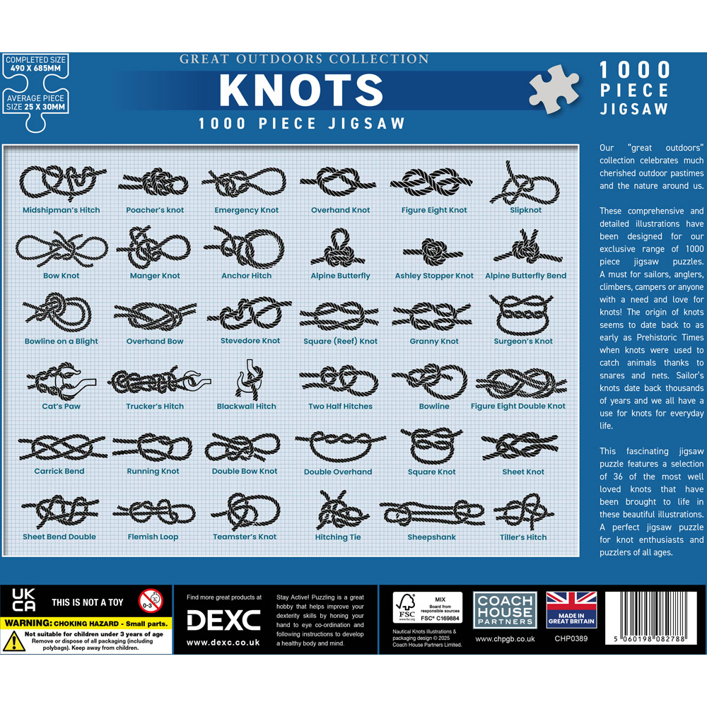 Knots 1000 Piece Jigsaw Puzzle Image 2