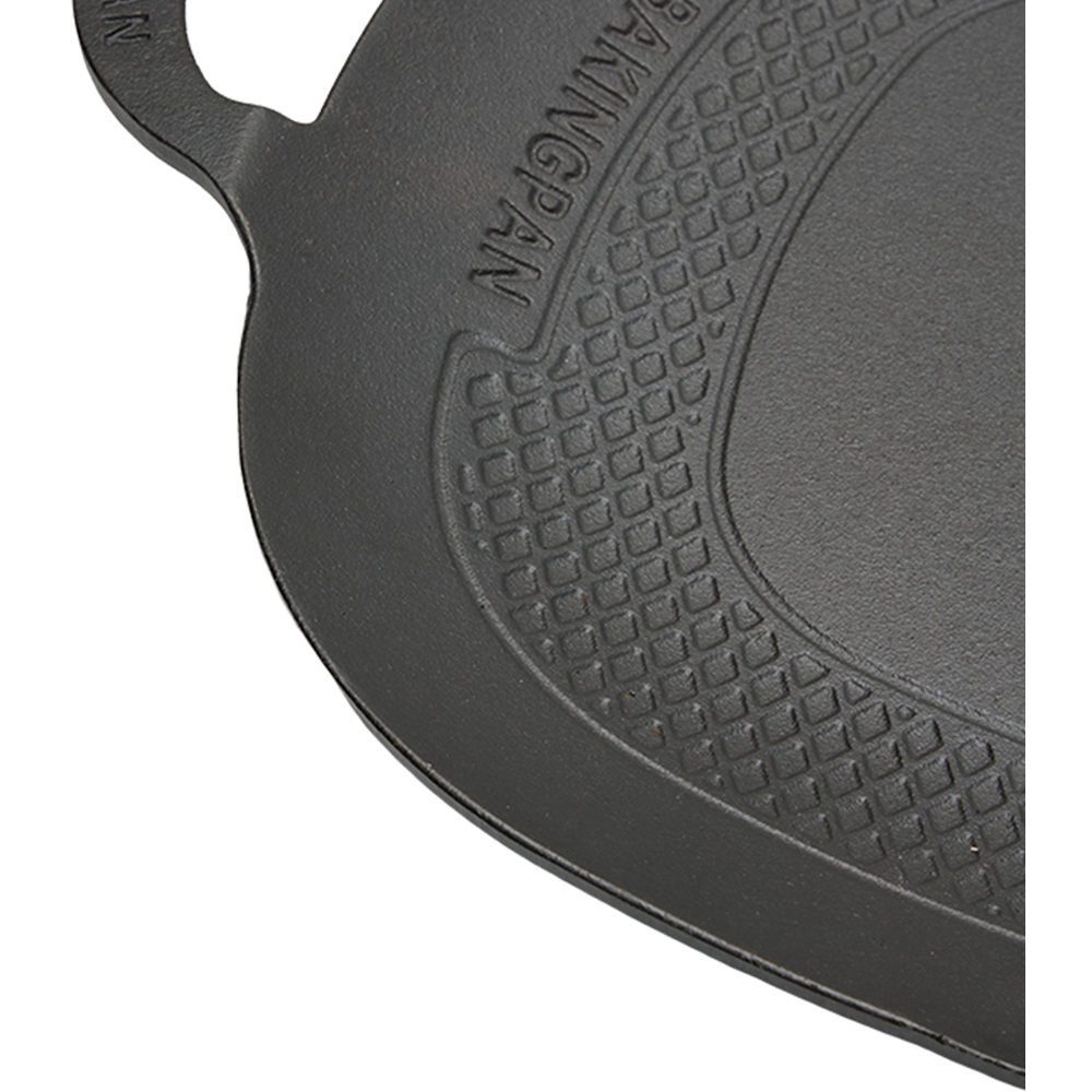 Living and Home Flat Centre Cast Iron Grill Pan Image 5