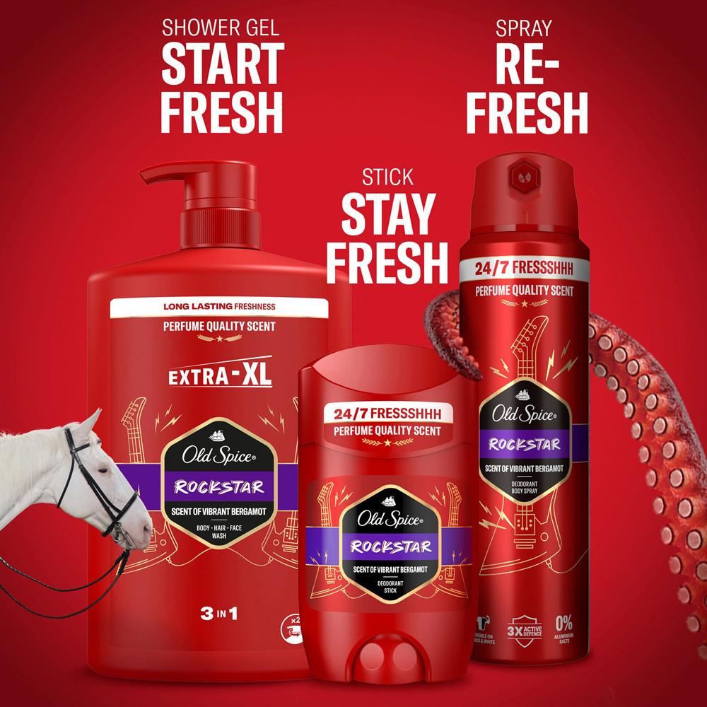 Old Spice Rockstar Shower Gel Image 2