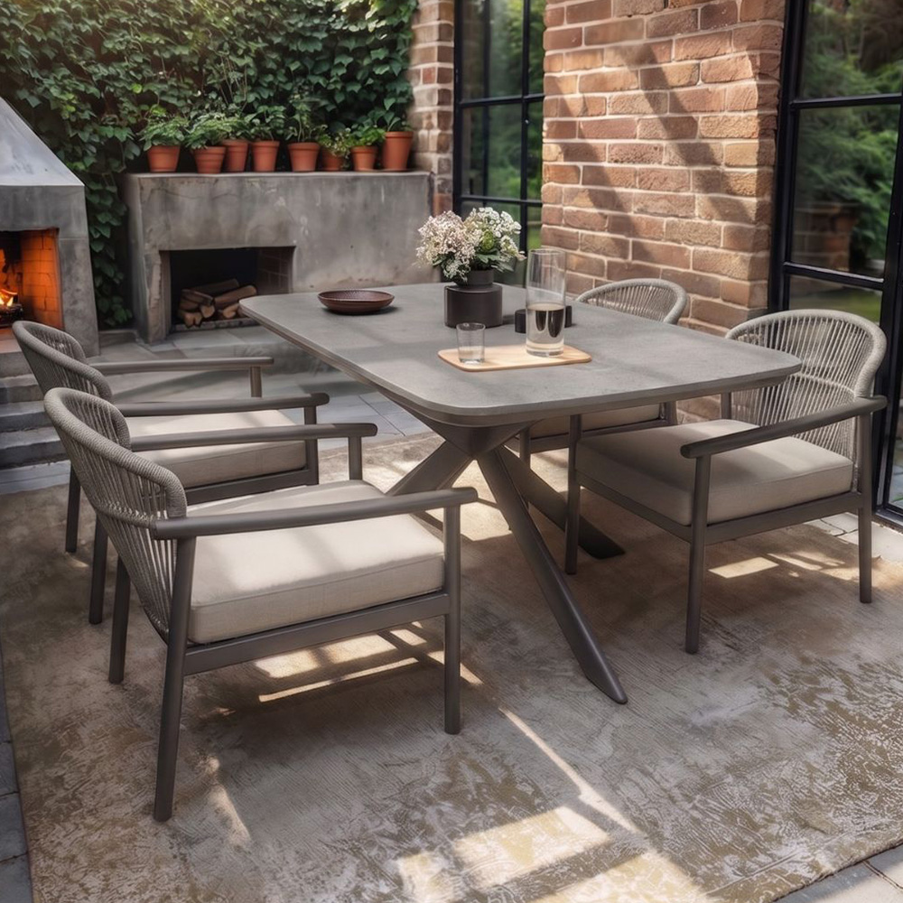 SOLACE+CO Eliza 4 Seater Dining Set Image 1